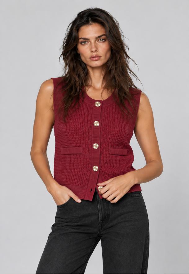 Vest buttons GRANATE