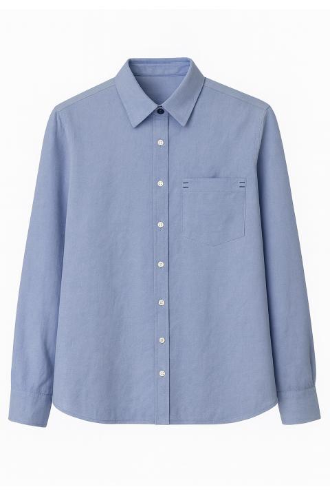 Camisa fil a fil AZUL CLARO