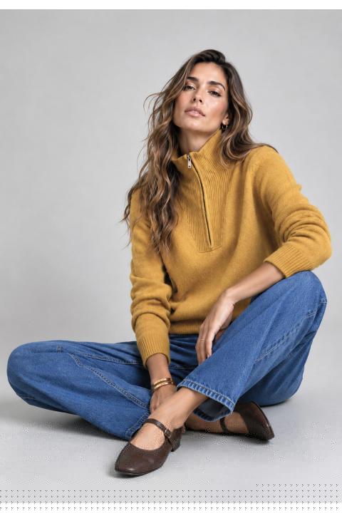 Jersey cremallera OCRE