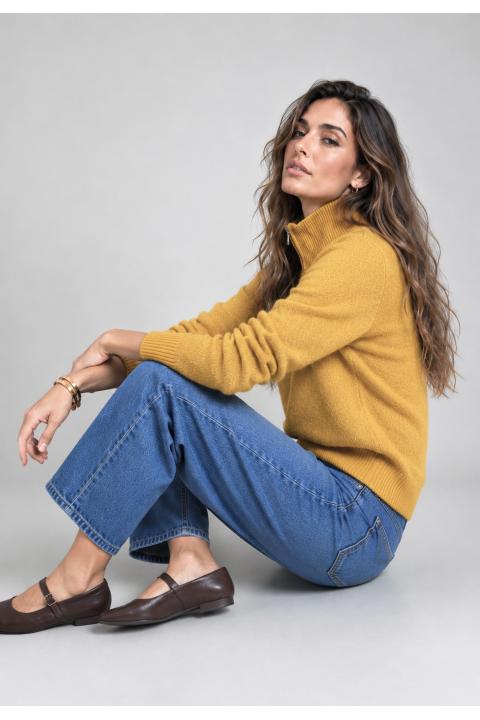 Sweater zip OCRE