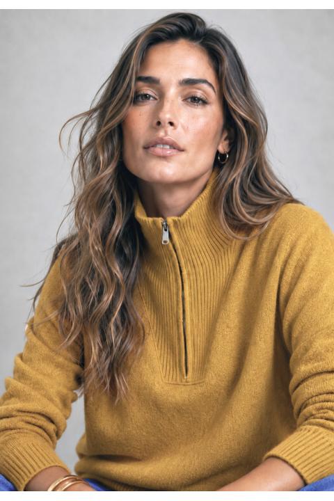 Jersey cremallera OCRE