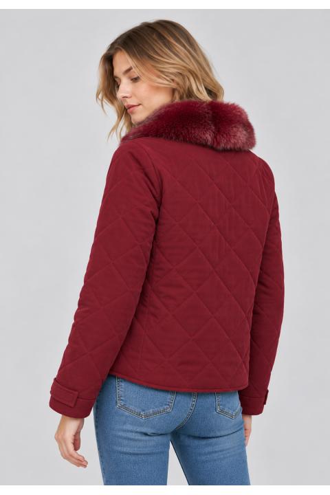 Parka rombo GRANATE
