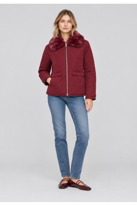 Parka rombo GRANATE