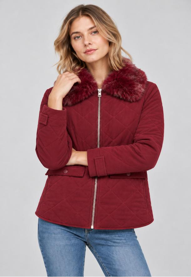 Parka rombo GRANATE