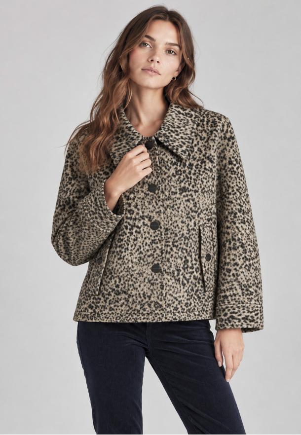 Chaqueta mancha MARRON