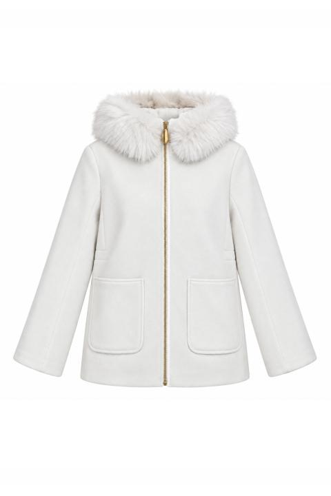 Coat zip BEIGE