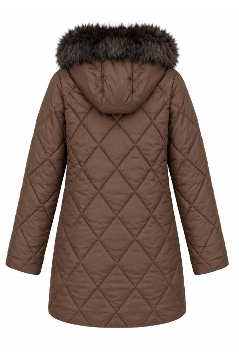 Parka larga MARRON